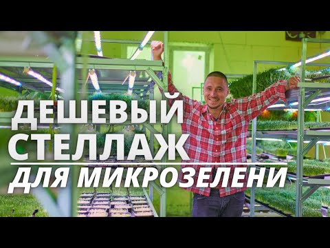 Cheap effective rack microgreen hydroponics  microgreen Job on home