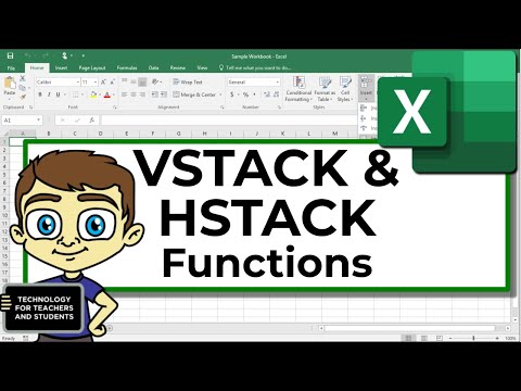 Excel VSTACK and HSTACK Functions