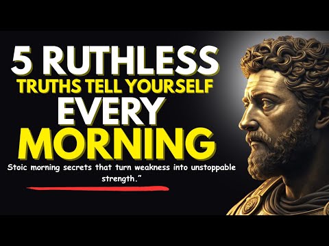 5 Ruthless Truths You MUST Tell Yourself Every Morning | Stoic Morning Discipline