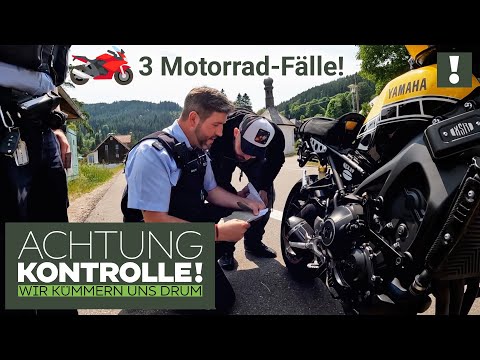 🏍️ Zweirad-Flitzer mit aufgemotzten MASCHINEN! 🏍️ 3 Motorrad-Fälle | Kabel Eins | Achtung Kontrolle