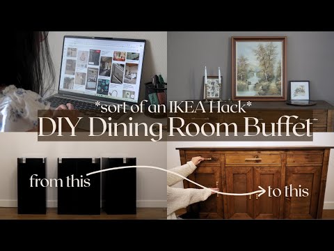 Building A DIY Buffet | *Dining Room Makeover EP1*