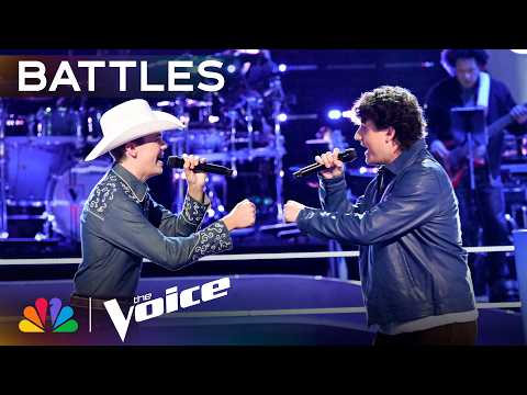 AJ Robinson's Pure Tone and Lucas West's Soulful Texture Shine Together | The Voice Battles | NBC