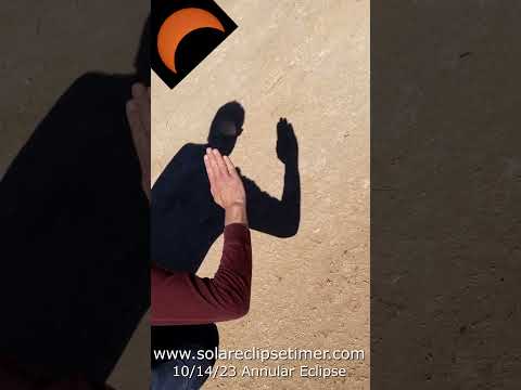 Sharp and Fuzzy Shadow Phenomena During a Solar Eclipse