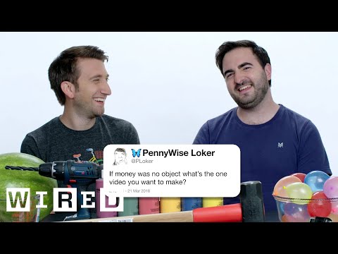 The Slow Mo Guys Answer Slow Motion Questions From Twitter | Tech Support | WIRED