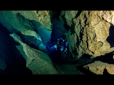 Silent Odyssey: Sintzi Spring -255m. Exploring the deepest underwater cave of Greece to -255m depth.