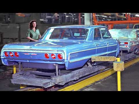 How Chevrolet cars were assembled 60 years ago - Back in Time: Chevrolet 150, 210 & Bel Air Factory