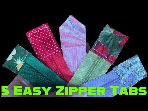 5 Basic Tips To Sew Zipper Tabs/How To Sew Perfect Zipper Tabs/Zipper Sewing Techniques You Must See