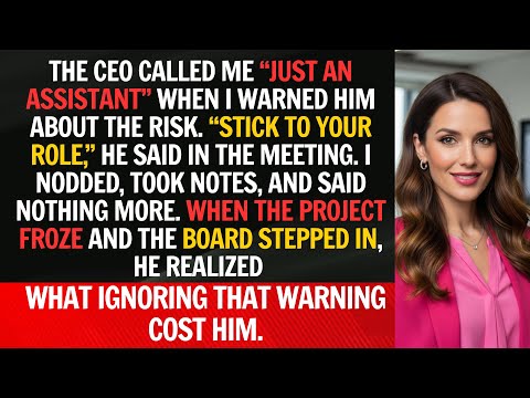 The CEO Called Me “Only an Assistant.” Ignoring My Warning Cost Him Everything.