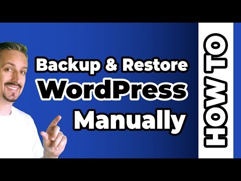 How To Backup & Restore Your WordPress Site Manually⚠️ (Fast & Easy)