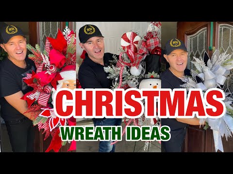 5 DIY Christmas Wreath Ideas / Christmas Decorations Ideas For Your Door / Ramon At Home