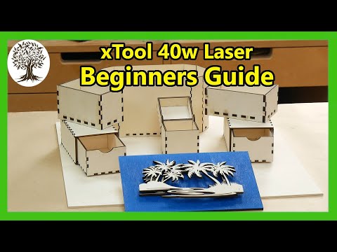 xTool S1 40w Laser Beginners cuting guide, boxes and more.