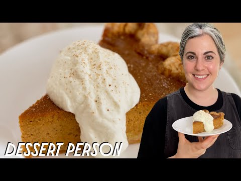THE BEST PUMPKIN PIE RECIPE WITH CLAIRE SAFFITZ | DESSERT PERSON