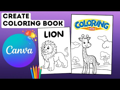 How to Make Coloring Book in Canva 2025 (Step-By-Step)
