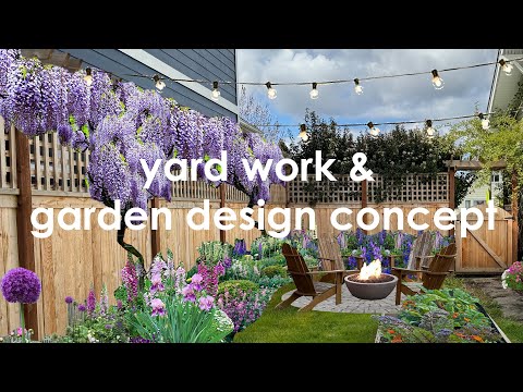 Yard Work & Garden Design Concept