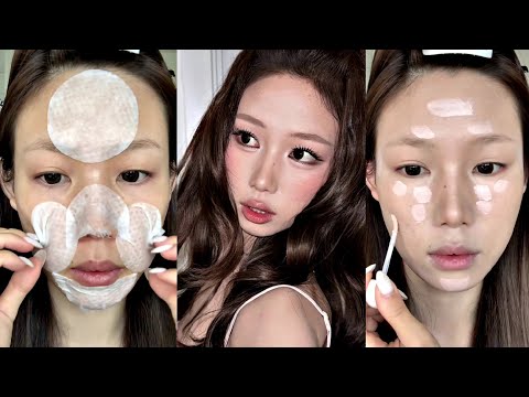 GRWM douyin ASMR real sounds COMPILATION✨🌸 EP.95 | ASMR MAKEUP 메이크업