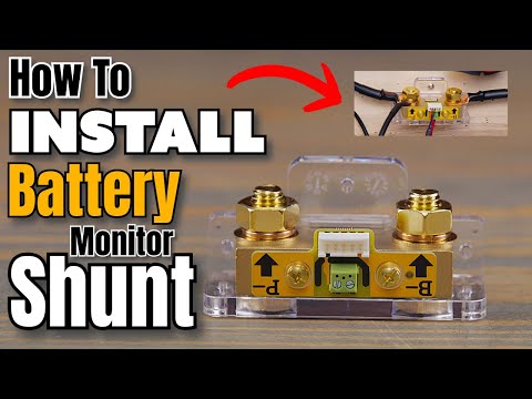How To Install Battery Monitor Shunt easy Simple