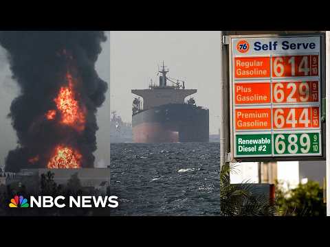 Drone strike sparks fireball near Dubai airport as Middle East tensions send oil past $100