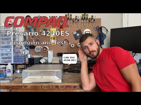 Compaq Presario 4240ES. Teardown and Test!