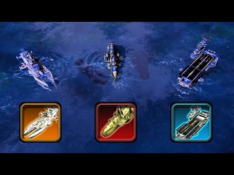 C&C Red Alert 3 - Testing Heavy Bombardment Ships