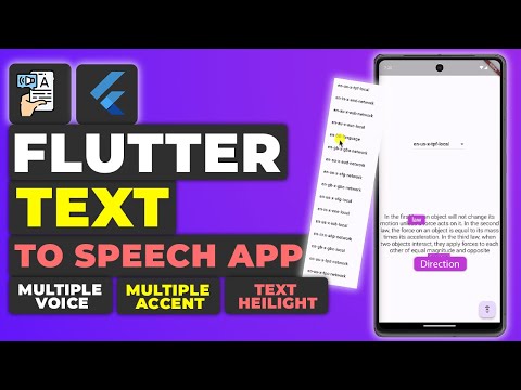 Flutter Text To Speech Tutorial | Mobile, Desktop, Web TTS Flutter Tutorial
