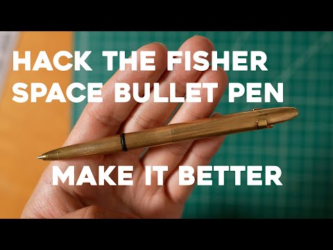 Invincible Fisher Space Bullet Pen Review and Gel Conversion Hack