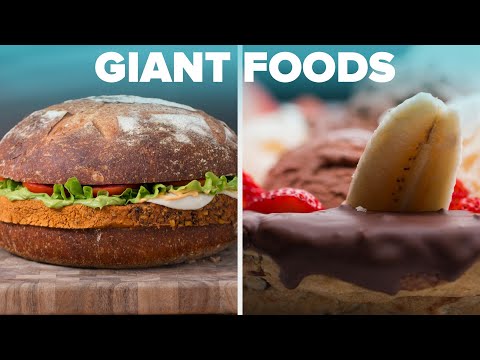 Can You Finish These Giant Foods By Yourself?