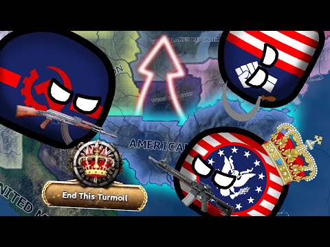 Can a monarchist USA restore America in a Communist World?? Hoi4 | Red World