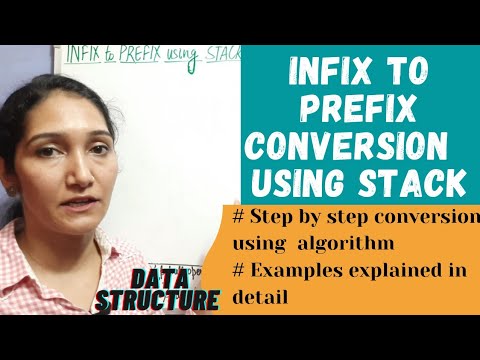 Infix To Prefix Conversion Using STACK| Examples | Data Structure #43