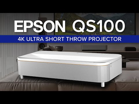 Epson QS100 4K Ultra Short Throw Projector - Our FAVORITE UST Projector! Full Overview!