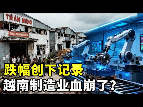 跌幅创下记录，为西方工业打工，越南制造业怎么就崩了？【硬核熊貓說】#科学教育 #科普知识 #科学普及