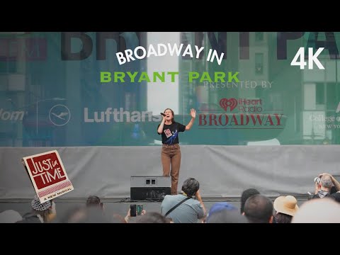 "Who's Sorry Now?" Just in Time - Gracie Lawrence | Broadway in Bryant Park 2025
