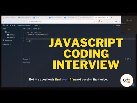 JavaScript Interview Questions and Answers | JavaScript coding interview  @uidevguide