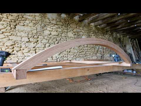 Difficult Bird Mouths on Curved Roof Beams