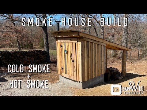 DIY Smoke House FULL Build | Hot and Cold Smoker | Homestead