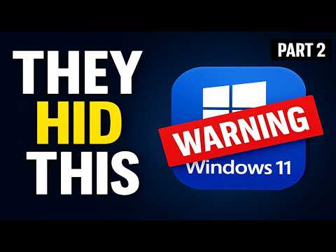 Windows 11 Hid These Settings — You Need to See This (Part 2)