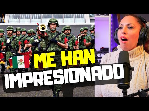 REACCIONANDO  A BANDA DE GUERRA MEXICANA POR PRIMERA VEZ!!! | CECI DOVER reacciona