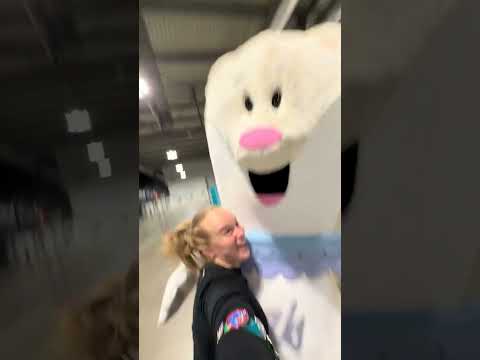 Tina on a side quest with Team Canada! 👯‍♀️💪 #MilanoCortina2026 #IceHockey