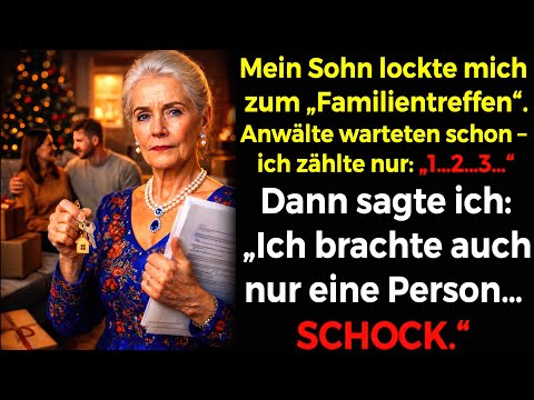 Mein Sohn lockte mich zu einem „Familientreffen“ – als ich das Haus nicht unterschrieb, sie…