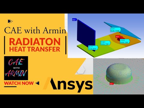 🔥 Ansys Tutorial: Conduction, Convection and Radiation Heat Transfer 🌡️
