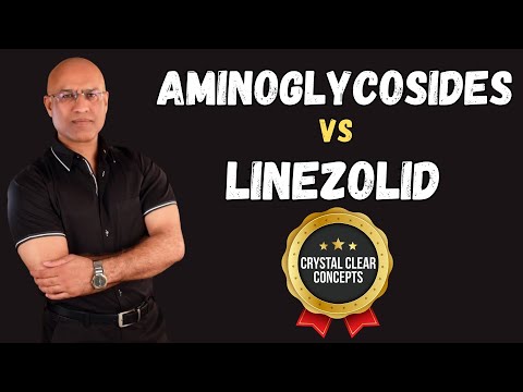 Aminoglycosides vs Linezolid MOA | Antibiotics | Pharmacology