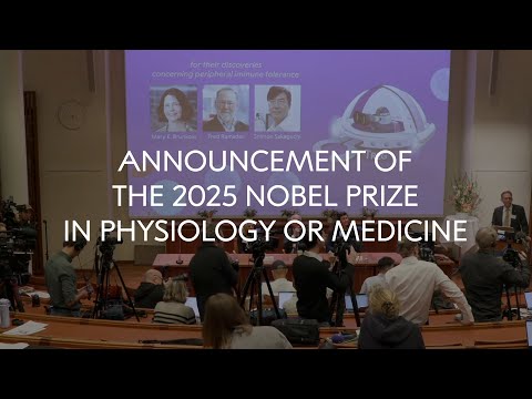 Announcement of the 2025 Nobel Prize in Physiology or Medicine