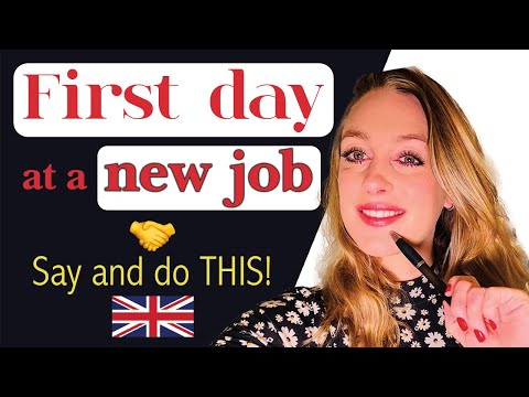 First Day at a NEW JOB! | SELF INTRODUCTION | Tell Me About Yourself | British English