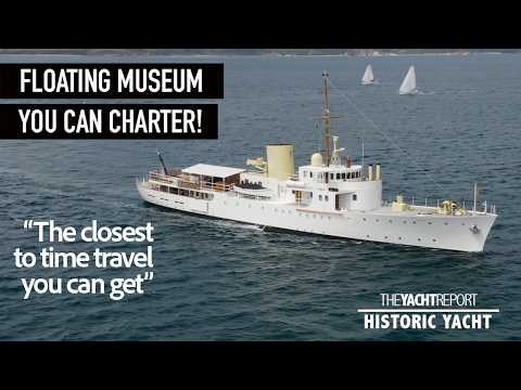 This WWII Veteran is Still Working! | M/Y FULL Marala History/Tour