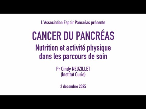 Conférence du 2 décembre 2025 [Partie 1] Nutrition et activité physique Pr C.Neuzillet