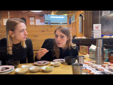 처음 보는 회전초밥에 눈 돌아가는 우크라이나 쌍둥이 언니 배터지게 사주기