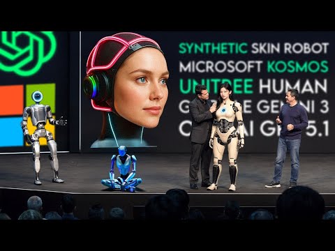 AI Shocks Again: Synthetic-Skin Robot, Microsoft KOSMOS, GPT 5.1, Gemini 3, Human-Level Unitree...