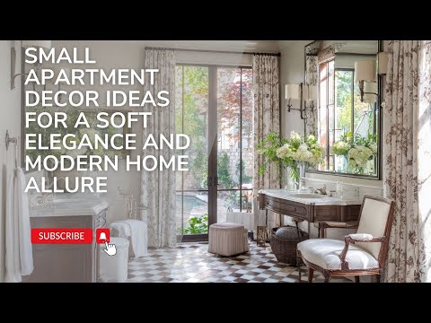 Parisian Inspired Small Apartment Decor Ideas for a Soft Elegance and Modern Home Allure