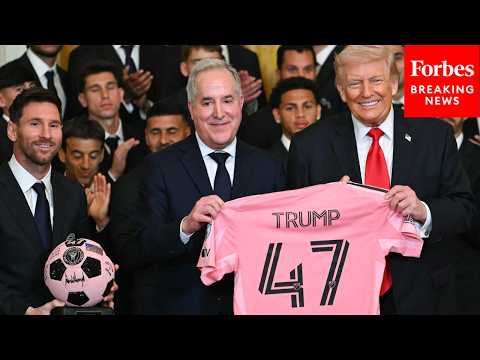 'It's Sort Of The Center Of The World': Trump Receives Gifts, Invites Inter Miami To The Oval Office