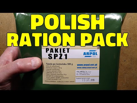 Polish MRE / emergency ration taste test