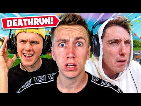 I AM IN A FORTNITE YOUTUBER DEATHRUN!